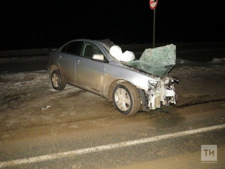 На трассе М7 легковушка влетела в большегруз. Водитель погиб