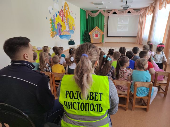 Воспитанники чистопольского детского сада повторили правила дорожного движения