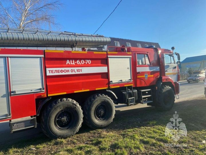 В татарстанском селе  на пожаре погиб 59-летний мужчина