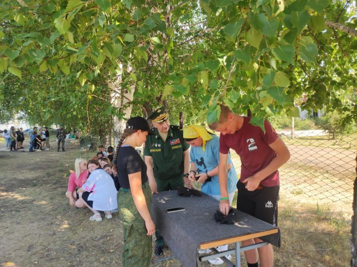 В палаточном лагере Чистополя побывал начальник регионального штаба патриотического движения «Юнармия»