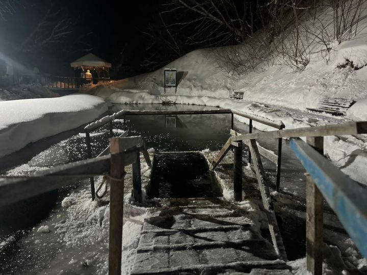 В чистопольском селе в праздник Крещения Господня состоялось великое освящение воды