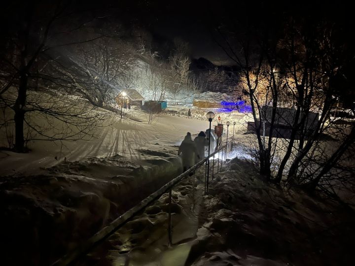 В чистопольском селе в праздник Крещения Господня состоялось великое освящение воды