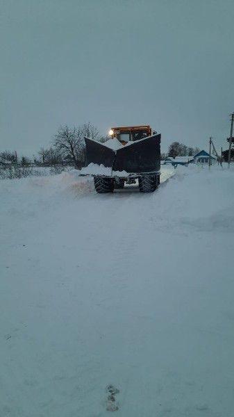 В Чистополе уборка снега ведется в круглосуточном режиме