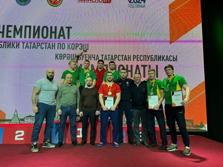 Чистопольская команда стала призером на чемпионате РТ по борьбе на поясах корэш