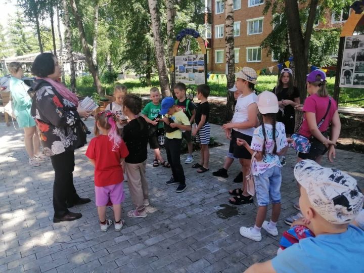 Для детей чистопольского пришкольного лагеря состоялся показ кино и мультфильмов на патриотическую тему