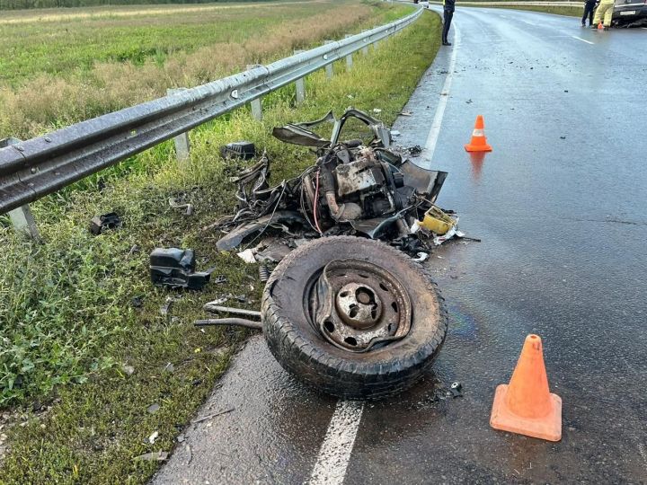 В Госавтоинспекции рассказали о подробностях жуткого ДТП со сгоревшим автомобилем в Чистопольском районе